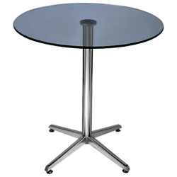 HND Brigitte 4 Seater Glass Dining Table